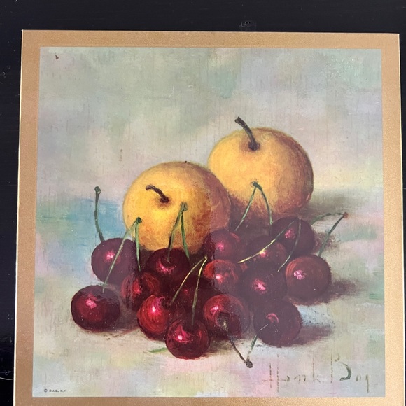 HANK BOJ FRUIT PRINTS , set of four vintage prints fruit still life. - Picture 4 of 12